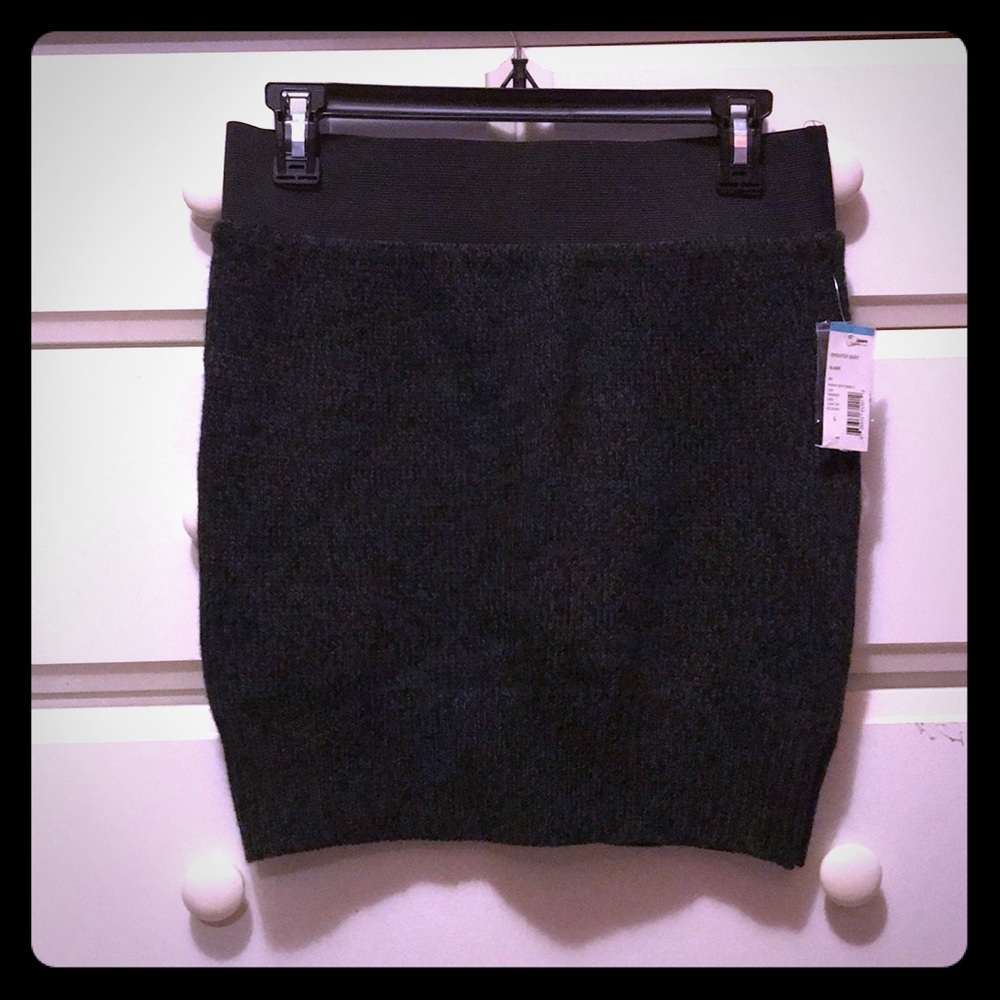 Cute Cozy Knit Sweater Skirt